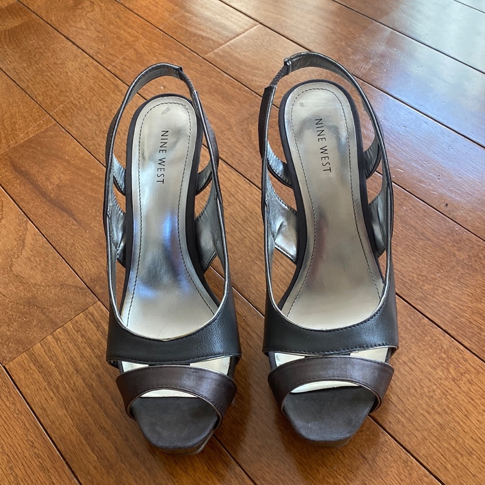 Nine West Gray Heels